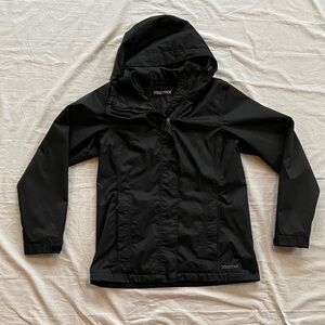 Marmot Boundary Water Rain Jacket Womens Small Black